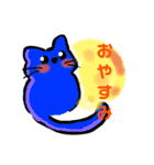 ラッキーねこの日々（個別スタンプ：3）