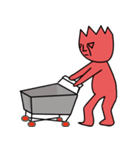 くりくり 小火 人（個別スタンプ：18）