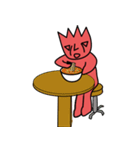 くりくり 小火 人（個別スタンプ：19）