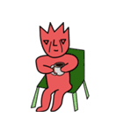 くりくり 小火 人（個別スタンプ：20）