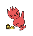 くりくり 小火 人（個別スタンプ：24）