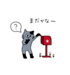 灰色ねこ謝罪スタイル（個別スタンプ：28）