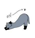 灰色ねこ謝罪スタイル（個別スタンプ：32）
