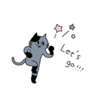 灰色ねこ謝罪スタイル（個別スタンプ：37）