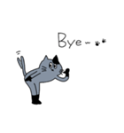 灰色ねこ謝罪スタイル（個別スタンプ：39）