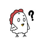 普段使いのニワトリスタンプ（個別スタンプ：13）