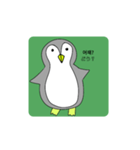 話すペンギン（韓国語、日本語)（個別スタンプ：7）