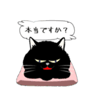 「黒猫」noboスタンプ（個別スタンプ：21）