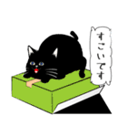 「黒猫」noboスタンプ（個別スタンプ：36）