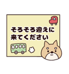 柴犬シニア体調報告スタンプ（個別スタンプ：8）