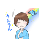 かしみん似顔絵スタンプ（個別スタンプ：4）