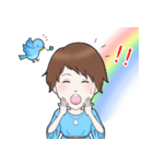 かしみん似顔絵スタンプ（個別スタンプ：7）