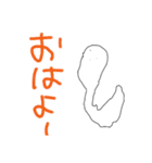 3才画伯の落書き（個別スタンプ：8）