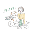 Kitty and girl 3（個別スタンプ：1）