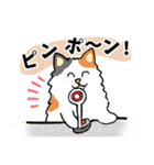 モフねこの春（個別スタンプ：15）