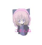 真夜NAスタンプ お気楽ワード（個別スタンプ：9）