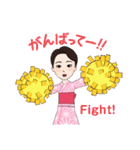 挨拶スタンプ4 日本語タイ文字（個別スタンプ：13）