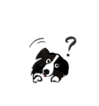 たれ耳ボーダーです（個別スタンプ：8）