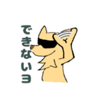 犬にサングラス（個別スタンプ：16）