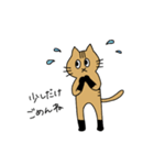 茶トラねこ謝罪スタイル（個別スタンプ：8）