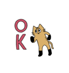 茶トラねこ謝罪スタイル（個別スタンプ：34）