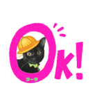 チーム黒猫と仲間たち（個別スタンプ：4）