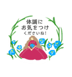 大人可愛いお花女子の日常敬語とひとこと（個別スタンプ：10）