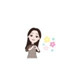 キュートレディ（個別スタンプ：3）