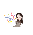 キュートレディ（個別スタンプ：6）