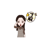 キュートレディ（個別スタンプ：10）