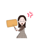 キュートレディ（個別スタンプ：32）