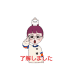 サロンワーク（個別スタンプ：20）
