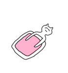 へんなねこ 強く生きる（個別スタンプ：9）