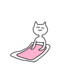 へんなねこ 強く生きる（個別スタンプ：10）