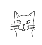 へんなねこ 強く生きる（個別スタンプ：13）