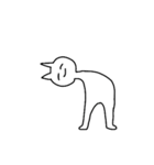 へんなねこ 強く生きる（個別スタンプ：17）