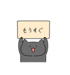 家族で使える手描き猫スタンプその3（個別スタンプ：6）