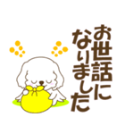 わんこ日和(マルチーズ)‐敬語‐（個別スタンプ：20）