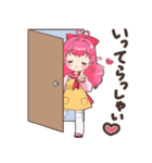 セーラー服のりぼんちゃん（個別スタンプ：3）