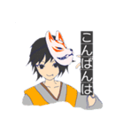 自分で書いた絵 (日常会話)（個別スタンプ：5）