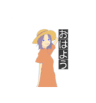 自分で書いた絵 (日常会話)（個別スタンプ：7）