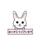 めちゃ使えるうさぎ～うさピの日常～（個別スタンプ：13）