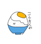 卵かけご飯マン（個別スタンプ：2）