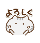 でか文字でかねこ(アメショ)①（個別スタンプ：28）