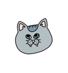 ねこ（かお）（個別スタンプ：2）