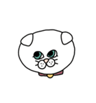ねこ（かお）（個別スタンプ：9）