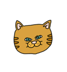 ねこ（かお）（個別スタンプ：17）