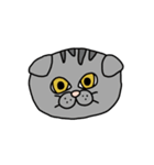 ねこ（かお）（個別スタンプ：20）