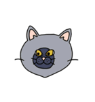 ねこ（かお）（個別スタンプ：21）