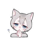 三毛猫かいこ君の相槌（個別スタンプ：9）